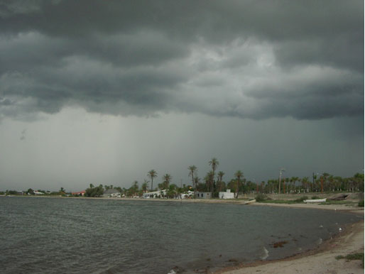 Tormenta en La Paz, México Tormenta en La Paz, México